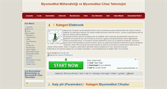 Desktop Screenshot of medikalteknoloji.com